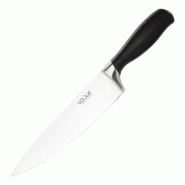 Couteau de cuisinier Soft Grip 205mm - Lame effilée en acier inoxydable - Vogue Couteau de cuisinier Soft Grip 205mm - Lame effilée en acier inoxydable - Vogue