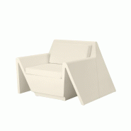 Fauteuil lounge REST - écru