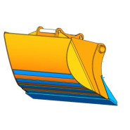 Godet curage fixe pour rotator