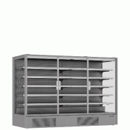 KLIMAITALIA Armoire murale ventilée, 3 côtés, verre, 3 portes. Température positive. Éclairage LED. Température -1°C/+5°C.  Modèle VISION 200 - 2489