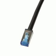LogiLink Professional Câble patch extérieur, cat. 6A, S/FTP, 15 m, noir - noir 4052792051544