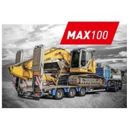 Max100-n-2a-8.60 - semi remorques porte-engins - 4500mm