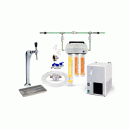 Pack Refroidisseur d'eau filtrée - Triple filtration - Colonne de distribution 1 voie - 65 litres/h Pack Refroidisseur d'eau filtrée - Triple filtration - Colonne de distribution 1 voie - 65 litres/h