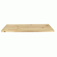 Planche caillebotis pin vernis 62,5x28x2 cm Planche caillebotis pin vernis 62,5x28x2 cm