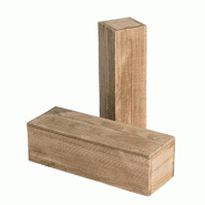 Présentoirs Westside - 9,5x36x14,2cm et 7,8x34x12,2cm - Set de 2 - Couleur Miel - Pin massif
