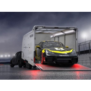 Remorque porte-voiture fermée haut de gamme aux caractéristiques de pointe - 2 roues - RACE TRANSPORTER 7 - 397-5521-35-2-12-B