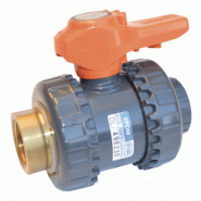Rob 1/4 easyfit PVC fem à coller EPDM d 25 x laiton 3/4 taraudé PN16 - Réf : 31VXEIFOV025E