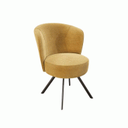 Lot de 2 Chaises de réunion Venise avec assise pivotante et dossier englobant Lot de 2 Chaises de réunion Venise avec assise pivotante et dossier englobant