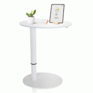 Table assis-debout STAND III 65 x 50 cm ovale blanc hjh OFFICE - blanc multi-matériau 830055 Table assis-debout STAND III 65 x 50 cm ovale blanc hjh OFFICE - blanc multi-matériau 830055