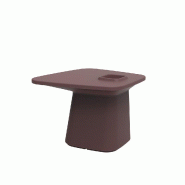 Table design in & out NOMA - grenat