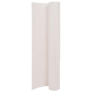 Vidaxl clôture de jardin double face 90x400 cm blanc 317146