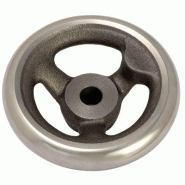VOLANT A BRAS FONTE - MOYEU RAINURE - POIGNEE TOURNANTE - DIN 950 (13-02) VOLANT A BRAS FONTE - MOYEU RAINURE - POIGNEE TOURNANTE - DIN 950 (13-02)