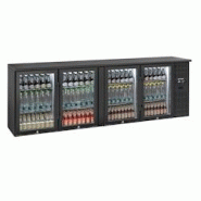 Arrière bar 4 portes vitrées CAB4PV Casselin - noir CAB4PV Arrière bar 4 portes vitrées CAB4PV Casselin - noir CAB4PV