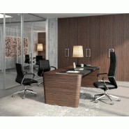 Fauteuil de direction Exclusive en cuir Directa - Offisit. - cuir rouge_0