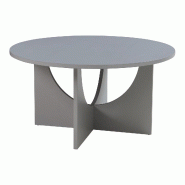 Helloshop26 - Table basse console d'appoint 80 x 42 cm gris clair 03_0010846 - 3000225440312