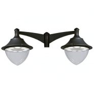 Luminaire pour mât 2 bras gunther-48 ip65 gx53 6x10w noir