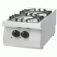 Maxima Heavy Duty cuisinière - 2 brûleurs - unité simple - profondeur 70 cm - gaz – 40 × 70 × 28 cm – 12000 W - AKS-09396001