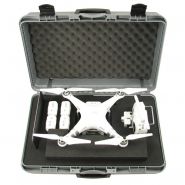 Phantom 3 pro &amp; adv. - malette de rangement pour drone - caltech  - mallette étanche - vg-p3