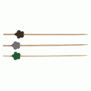 Pique fleur 4 couleurs bambou couleur naturelle 12cm - par 1600