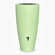 PLAST'UP ROTOMOULAGE Récupérateur d'eau conique ros'eau 2-en-1 - VERTAMANDE - vert 0637962081343