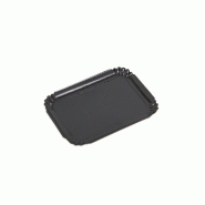 Plateau traiteur carton 19 x 28 cm noir - par 25