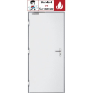 Porte coupe feu 2H - Premier - CS5Z120 - Coefficient Thermique 1.9 W/m²K Uw - Performance EI120 - Vantail de 63 mm d'épaisseur Porte coupe feu 2H - Premier - CS5Z120 - Coefficient Thermique 1.9 W/m²K Uw - Performance EI120 - Vantail de 63 mm d'épaisseur