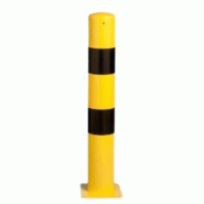 Poteau de protection fixe - Ø 89, Ø 159 ou Ø 273 mm - Hauteur 900 à 1500 mm - Platine 180x180 mm ou 400x400 mm Poteau de protection fixe - Ø 89, Ø 159 ou Ø 273 mm - Hauteur 900 à 1500 mm - Platine 180x180 mm ou 400x400 mm