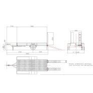 Remorque 1 essieu central à plateau fixe surbaissé - Porte engins type R1CFS4 - PTC 4T5 Remorque 1 essieu central à plateau fixe surbaissé - Porte engins type R1CFS4 - PTC 4T5