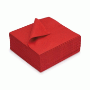 Serviette de table Airlaid – 40×40 – Rouge– x800 - RO.IAL - rouge 8055719341991