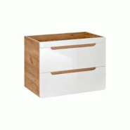 STELLAMEUBLES Meuble sous vasque encastrable ARUBA WHITE - 3667335107780