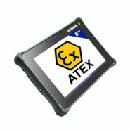 Tablette ATEX 8" étanche IP66 avec Windows 11 IoT (ATEX/IECEx Zone 2/22) Batterie échangeable à chaud - Référence: R8-EX