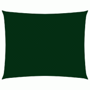 VidaXL Voile de parasol tissu oxford rectangulaire 3,5x5 m vert foncé Modèle Outdoor Rho Prime Plus - vert 135490