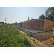 Boxes Cheval Qualité Pro Avancée 3 m - BOXPRO026 - Fabrication Française - Bois Douglas et Acier Galvanisé