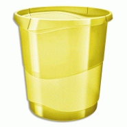 Esselte corbeille à papier 14l colour'ice jaune. Dimensions (lxhxp) : 28,5x30,5x32,5cm Esselte corbeille à papier 14l colour'ice jaune. Dimensions (lxhxp) : 28,5x30,5x32,5cm