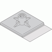 Goujons de montage pour cartes adhésives SCHROFF Interscale, hauteur 7 mm