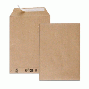 GPV Boîte de 250 pochettes Everyday kraft brun 162x229/C5, 90 g/m², adhésives avec bande - 3250650008056