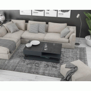 Mila Table basse double dinette 2 plateaux relevables Mila Table basse double dinette 2 plateaux relevables