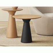 Table d'appoint Essens Occasional avec plateau en placage de bois Table d'appoint Essens Occasional avec plateau en placage de bois