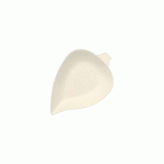 Papstar 50 assiettes pour fingerfood, canne à sucre `pure` 8 cm x 6 cm blanc `Leaf` - blanc Matériau naturel 48237090