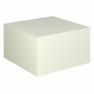 Podium pour mannequins Vertigo blanc mat 45x45x25cm