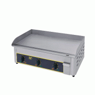 Roller Grill plaque à snacker professionnelle inox électrique, 3 zones de cuisson, PSR 900 EI - inox PSR 900 EI