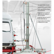 Système de redressage de tour de cabine josam pour une réparation efficace de carrosserie haute portée