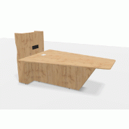 Table "HUB" - Hauteur 73 cm, Avec