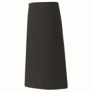 Tablier de chef coton noir 85 x 110 cm - par 2
