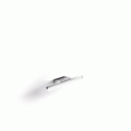 Applique murale LED 10 W 1100 lm 4000 K en métal chromé poli avec diffuseur en plexiglas, design moderne IP44, L. 40 cm, 10S46328 CL LN - Perenz - g