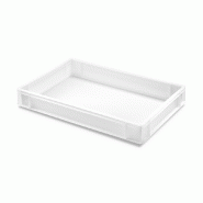 Bac gerbable fond et parois pleins - 100 pièces BC143_0