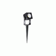 Beneito & Faure Spot LED carré ZAS Beneito 7W IP65, couleur noir - noir 8436590200780