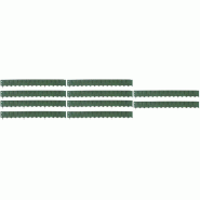 Bordure en polypropylène 116 cm Lot de 10 Gardman - vert 3700866379964