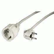 Câble d'extension Hama "Profi" avec contact de terre, 2 m, blanc - blanc 00047864