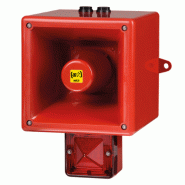 Combiné xénon 5J/124 dB TONAFLASH® 64 sons - IP66 - MED - TL121XV2 - Sirène et Feu Xénon Combiné xénon 5J/124 dB TONAFLASH® 64 sons - IP66 - MED - TL121XV2 - Sirène et Feu Xénon